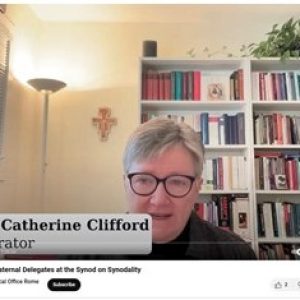 Professor Clifford Shares Experiences of the Synod on Synodality